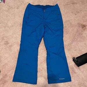 Columbia Bright Blue Ski Pants